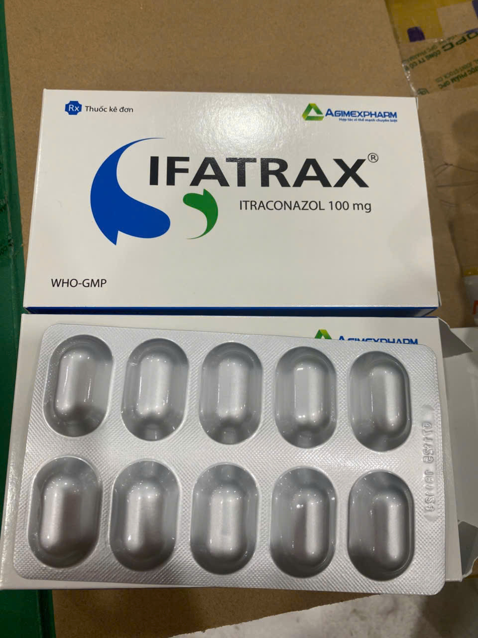 Ifatrax (itraconazol 100mg) (H/30v) Agimexpharm