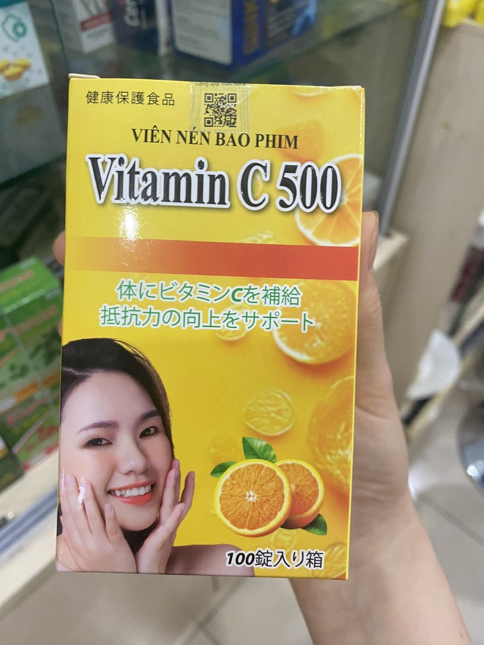 Vitamin C 500Mg (Lọ/100v) chữ Nhật
