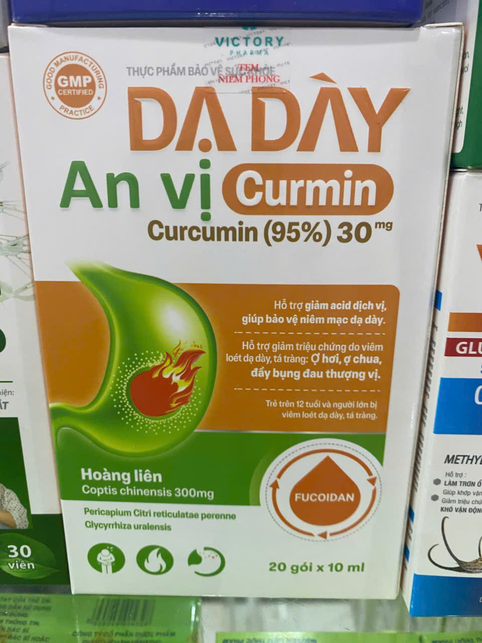 Dạ Dày An Vị Curmin (Curcumin 95%) (H/20gói)