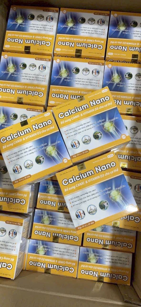 Calcium Nano vàng _ (H/100 Viên) K63