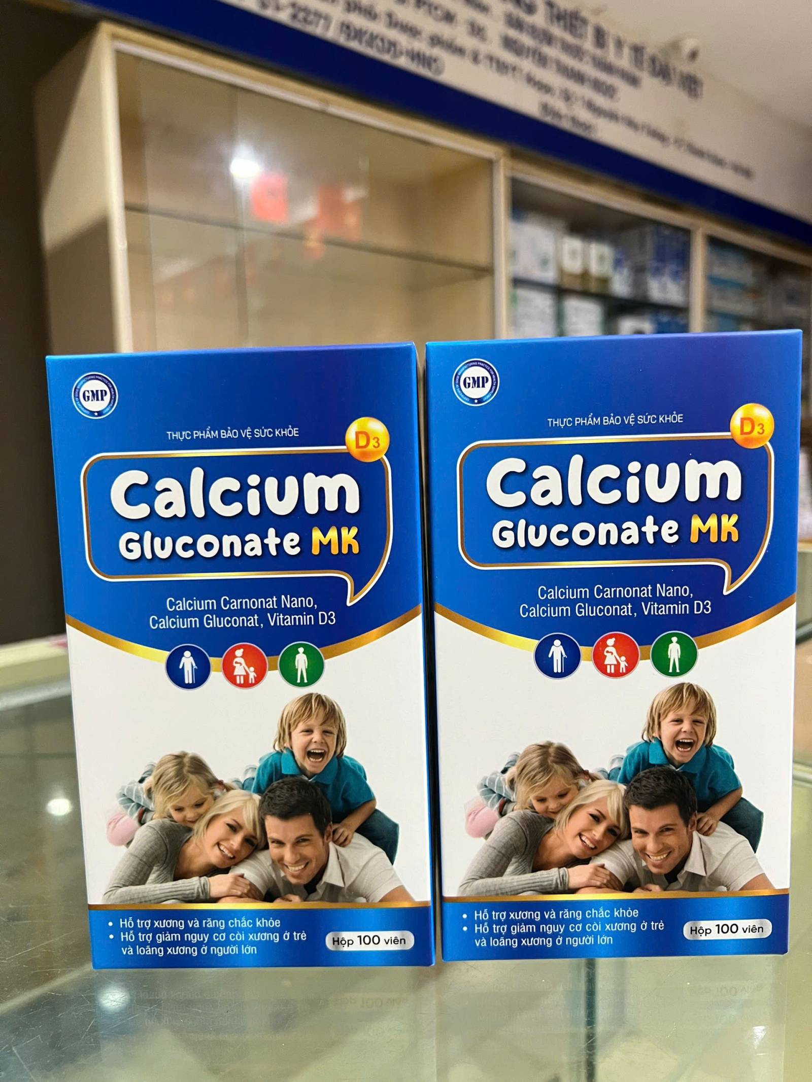 Calcium Gluconate MK (Lọ 100v) Mb