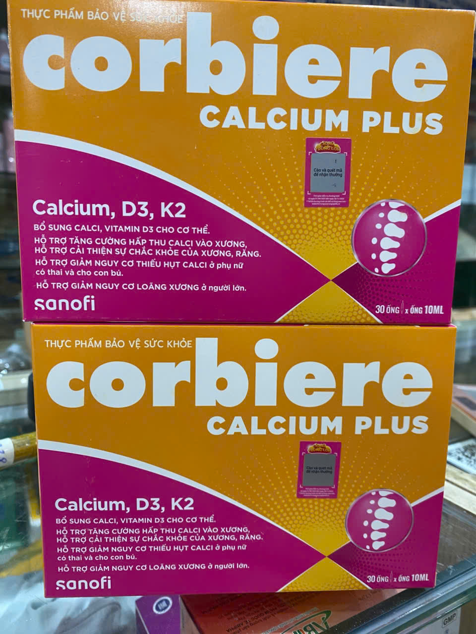 Calcium 10Ml Corbiere Extra _Sanofi (H/30 Ống/10Ml) mẫu mới