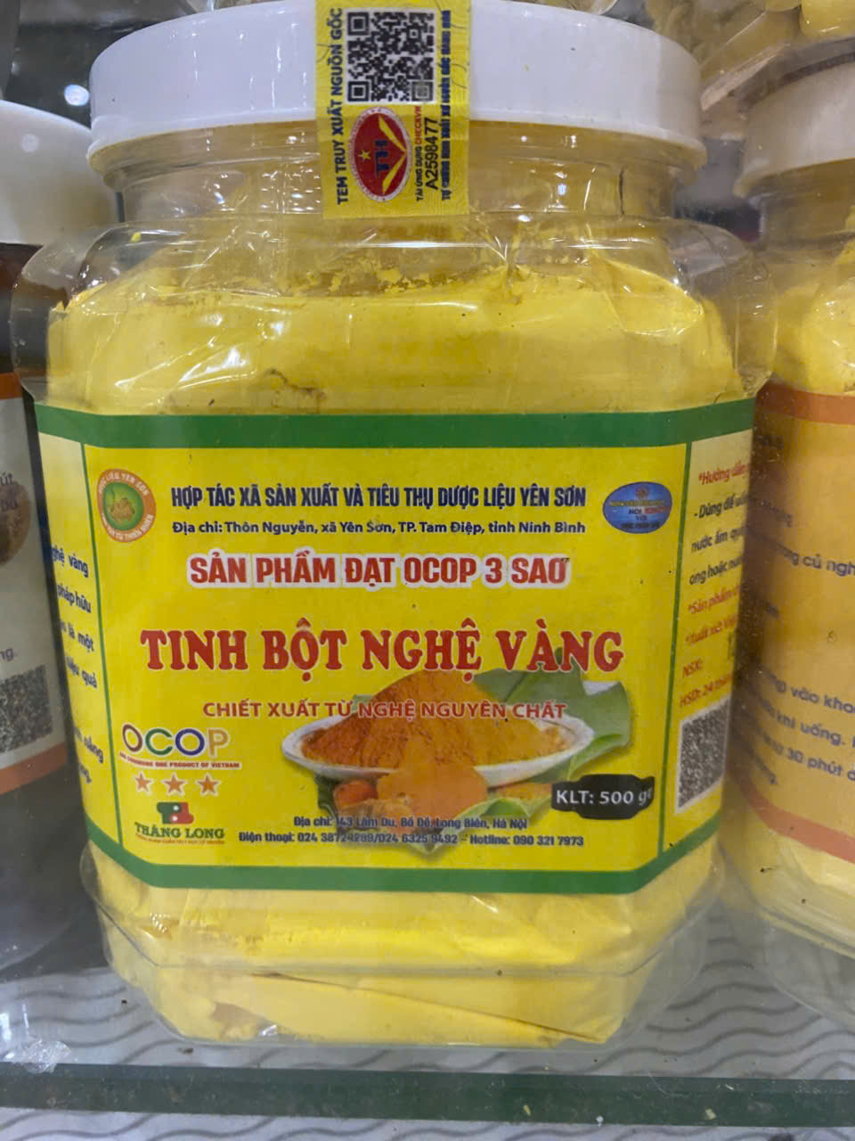 Tinh Bột Nghệ Vàng _Yên Sơn Thăng Long (L500G)