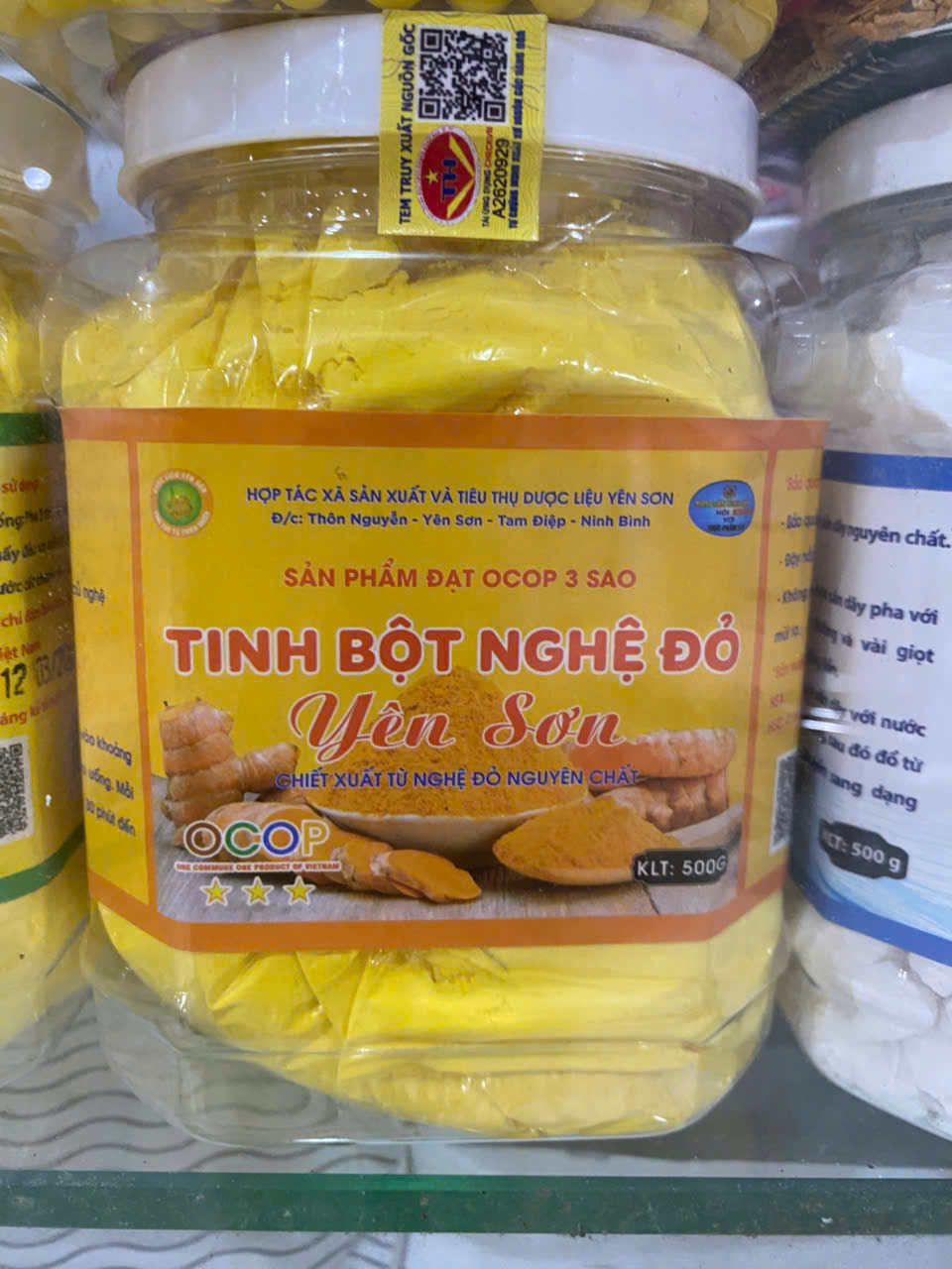 Tinh Bột Nghệ Đỏ Yên Sơn (L/500g)