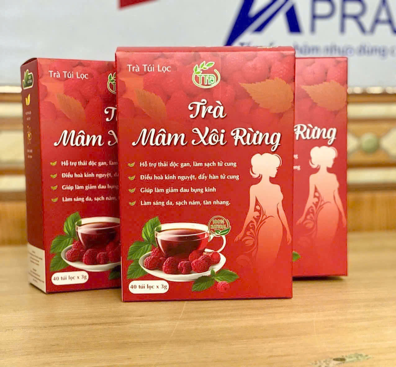 Trà Túi Lọc Trà Mâm Xôi Rừng (H/40túi 3g)