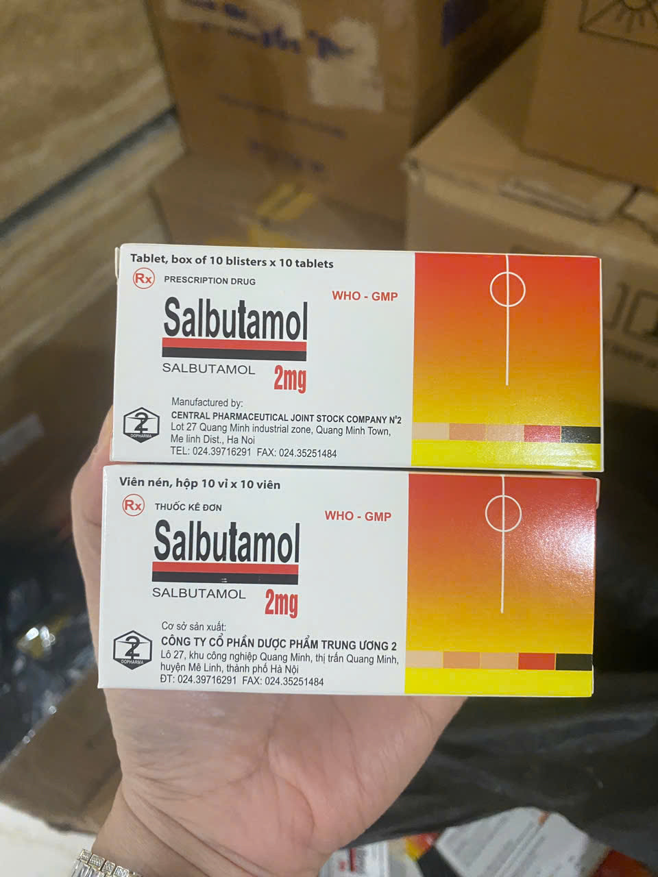 salbutamol 4mg TW2 (H/10vỉ)