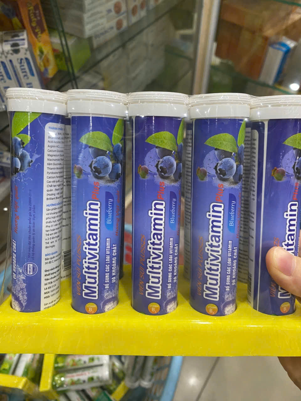 Sủi Multivitamin Việt Quất 4G _Az (Cọc10T20V)