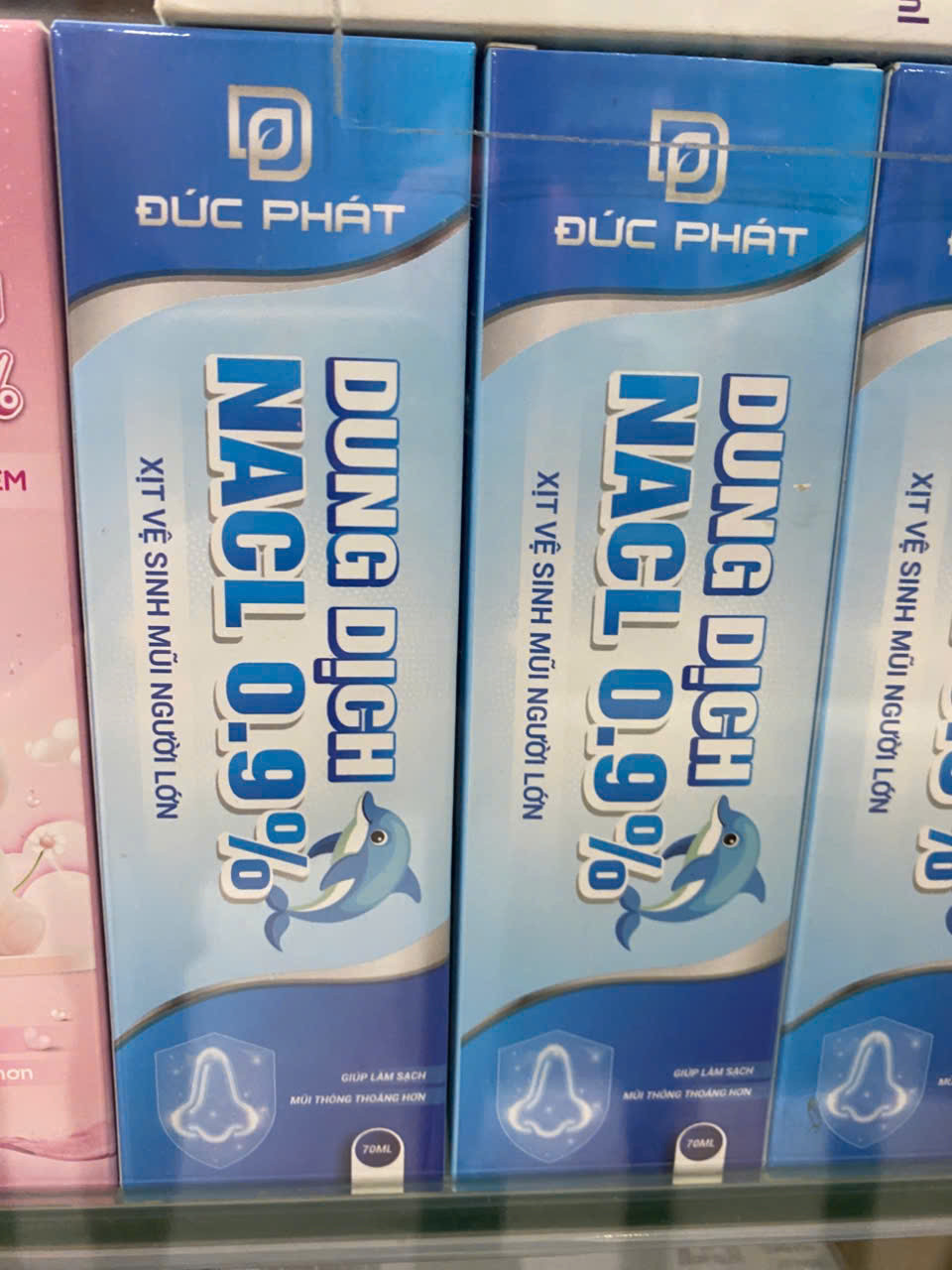 Xịt mũi Dung dịch Nacl 0.9% Xanh