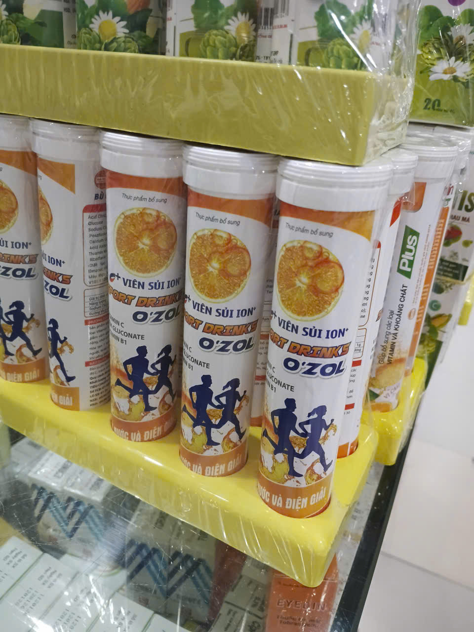 Sủi Sport Drink Cam  (Cọc/10T/20 Viên 4g)