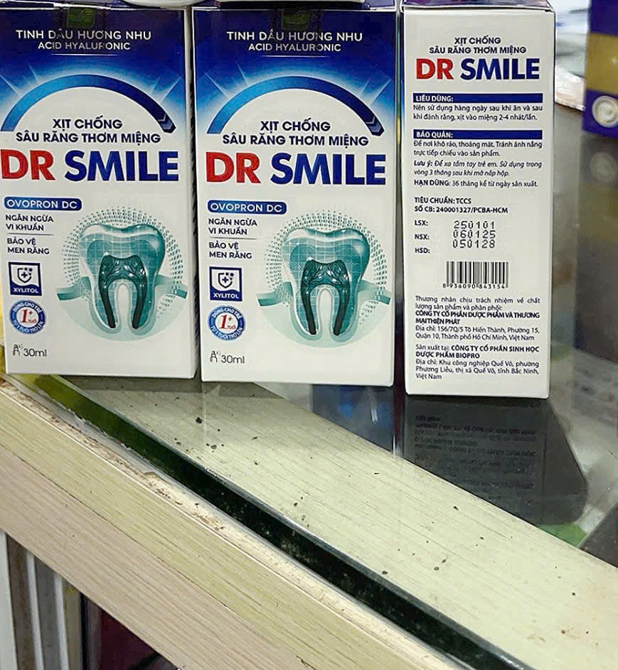 Xịt Chống Sâu Răng Thơm Miệng Dr Smile (30ml)