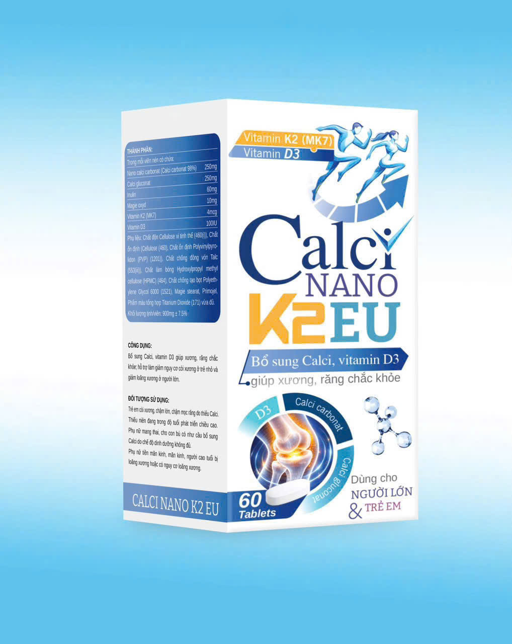 Calci Nano K2 Eu (Lọ/60)