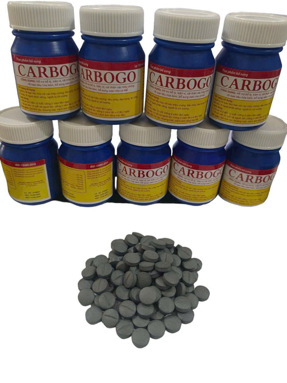 Carbogo (bán cọc 10L/100v) than hoạt tính