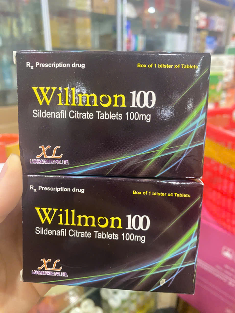 Wilhom 100 (Sildenafil 100) (H/4viên)