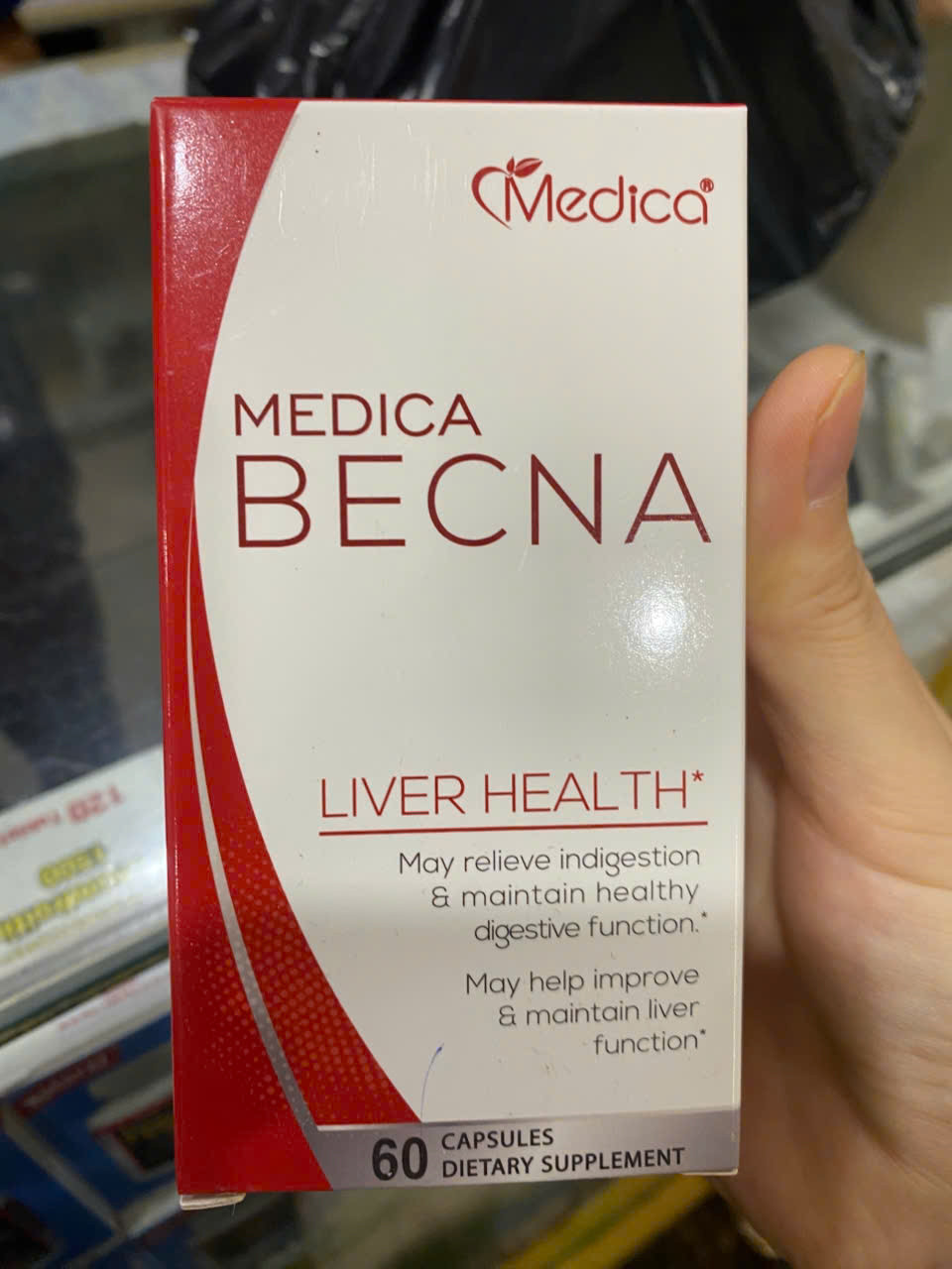 Medica Becna Bổ Gan, Nhập khẩu Mĩ (L/60v)