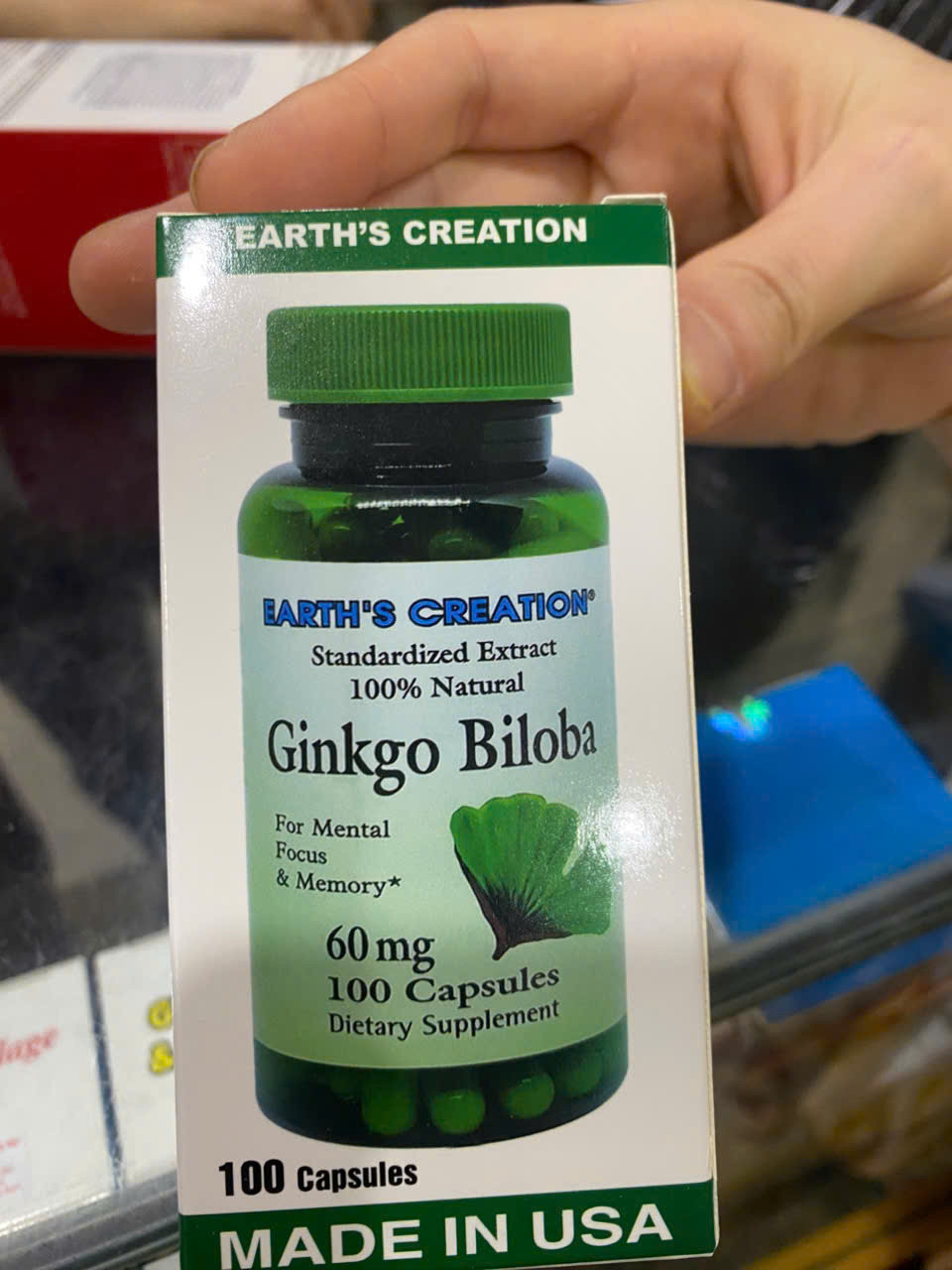 Ginkgo Biloba 600mg (L/100v)