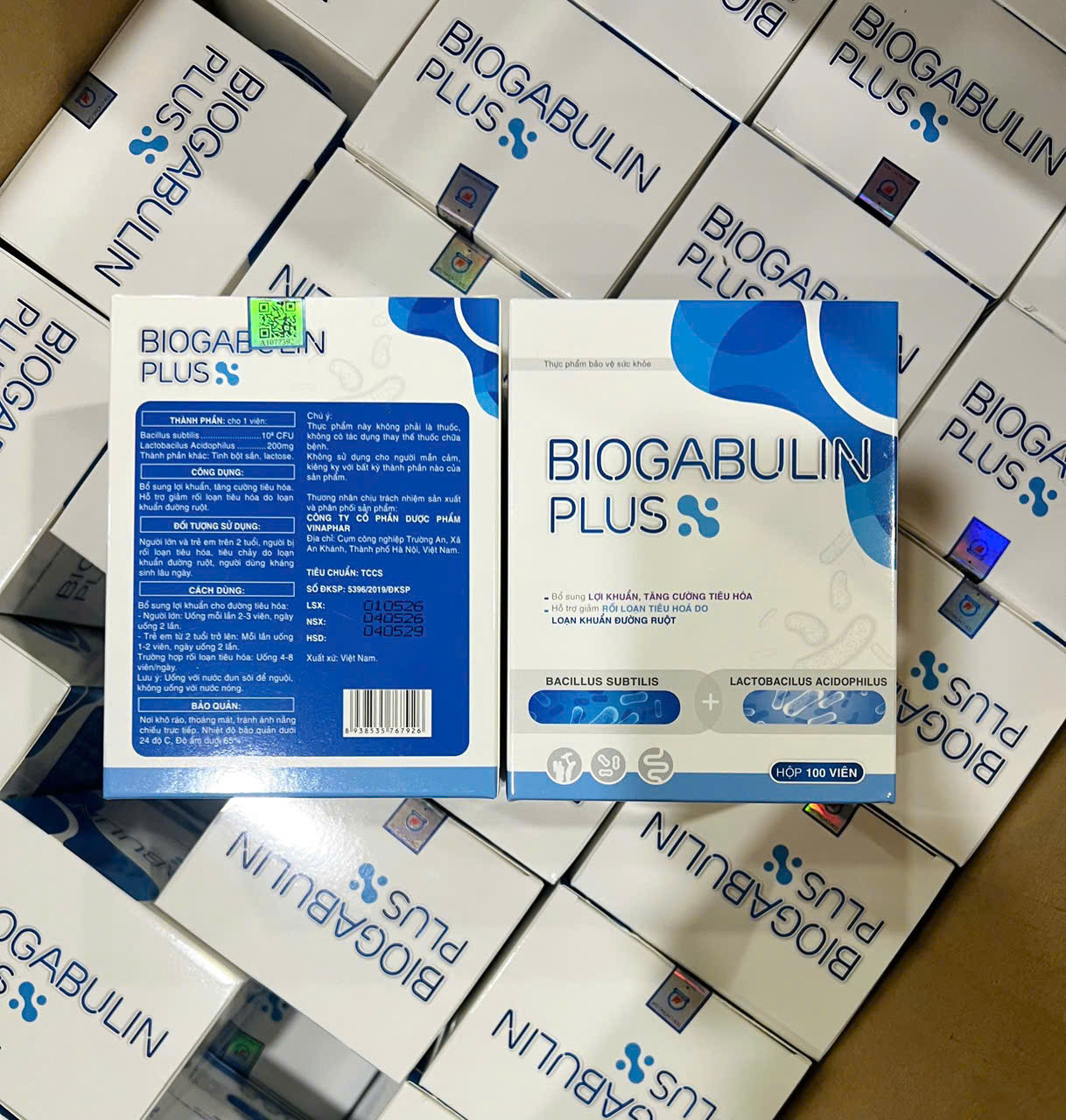 Men Viên Biogabulin Xanh da trời (H/10 Vỉ X 10V)