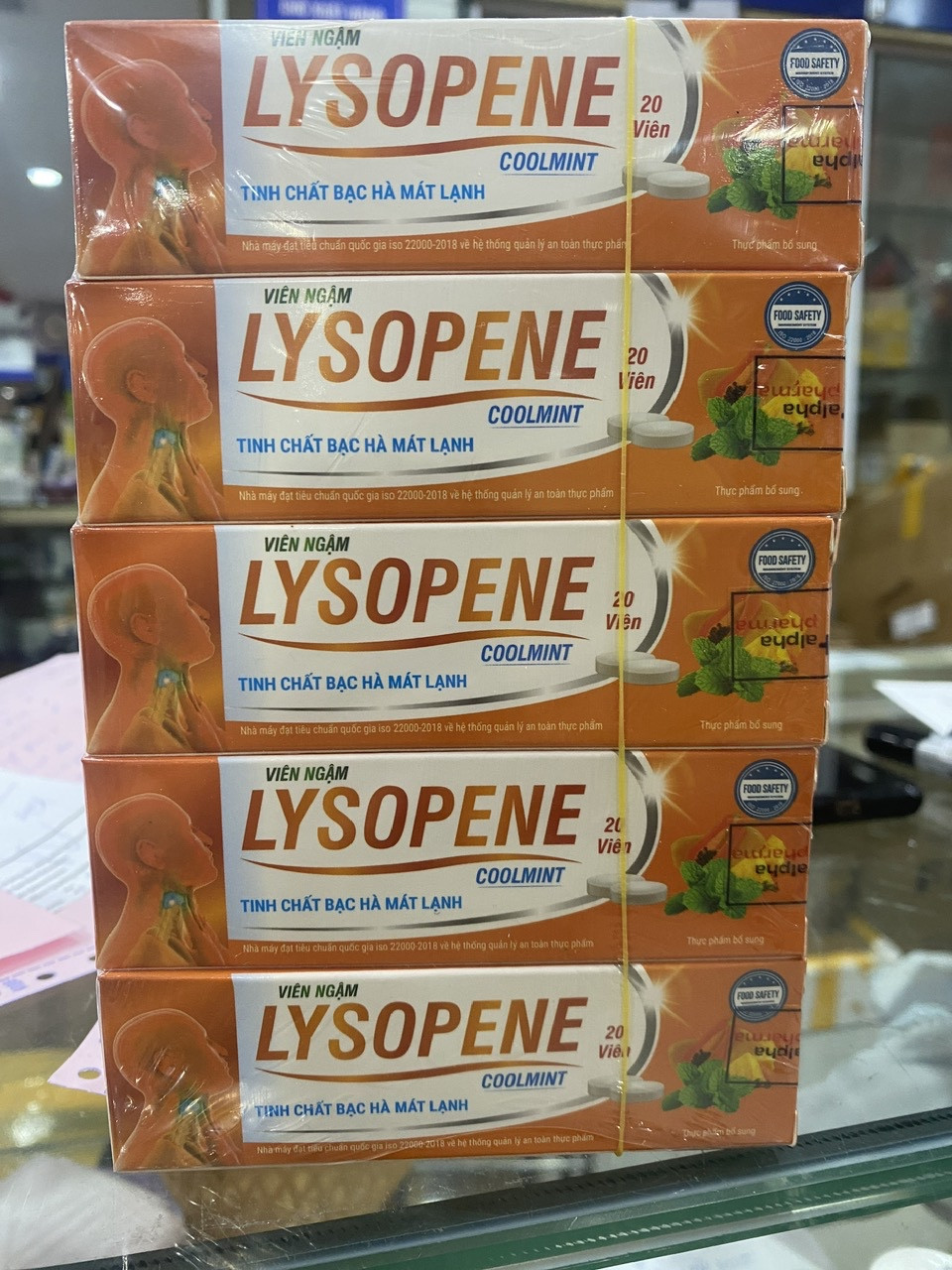 Viên Ngậm Lysopene CAm _Zn (Cọc10 Tuýp20V)
