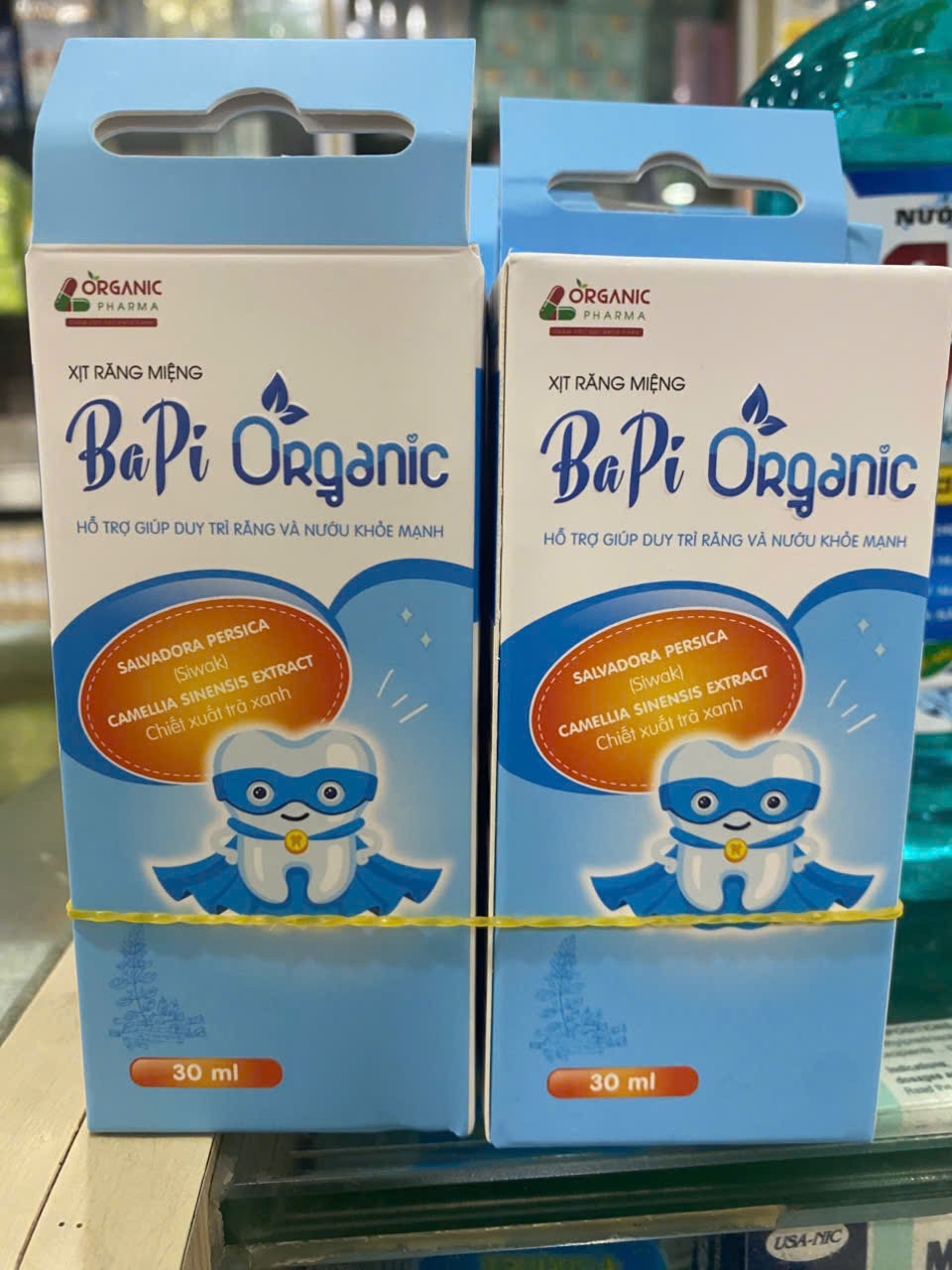 Xịt Răng BaPi Organic (L/30ml)