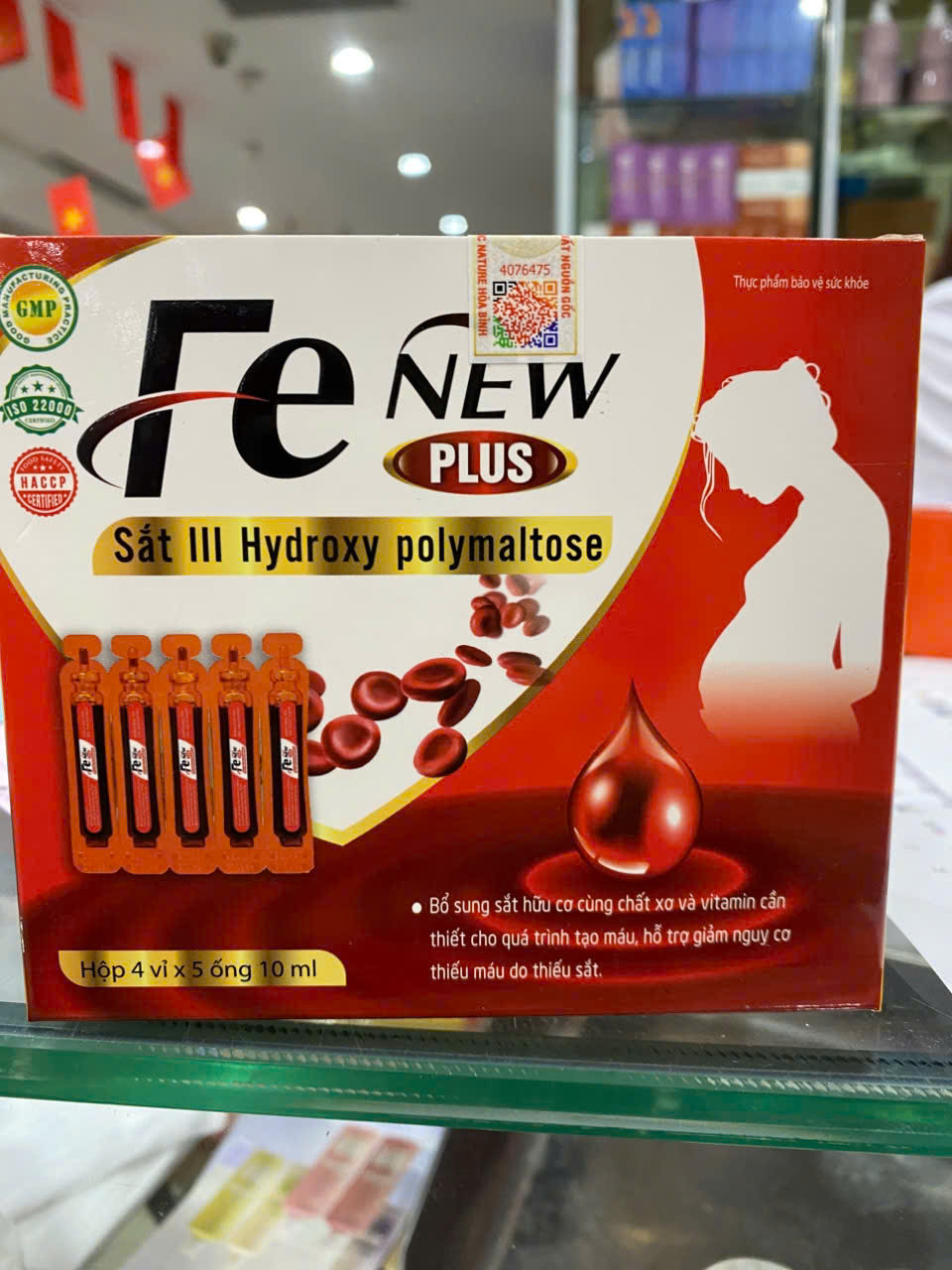 Fe New Plus Sắt Nước _Korre (Hộp/20 Ống *10 Ml)