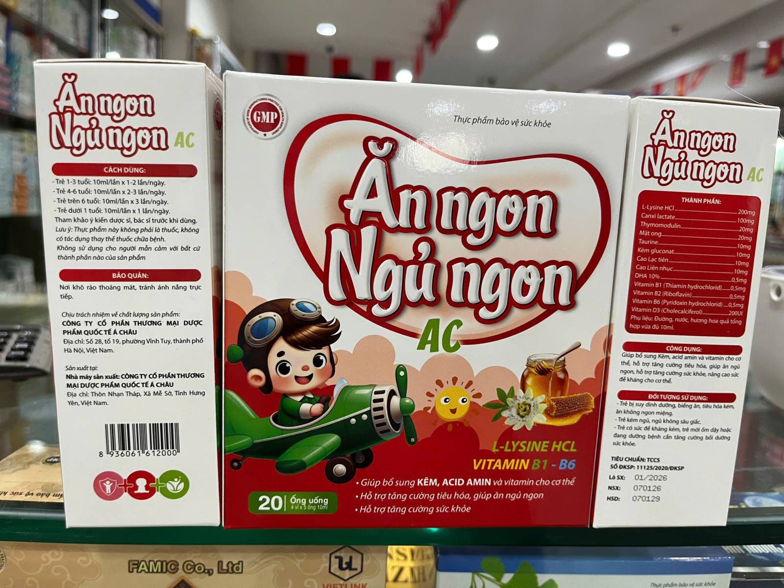 Ăn Ngon Ngủ Ngon AC (H/20 ống) Đỏ