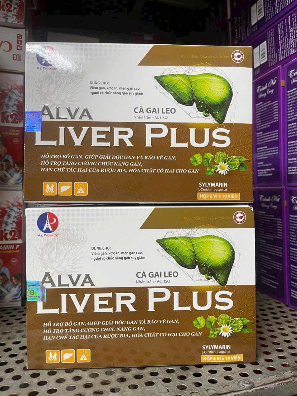 Bổ Gan Vỉ  Liver Plus (H/60v)