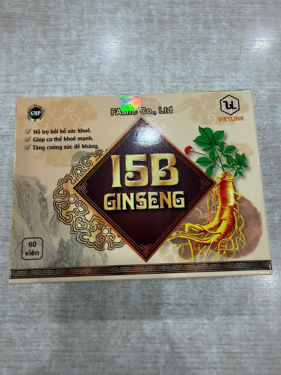 15B Gingseng  (H10 Vỉ X 10V)