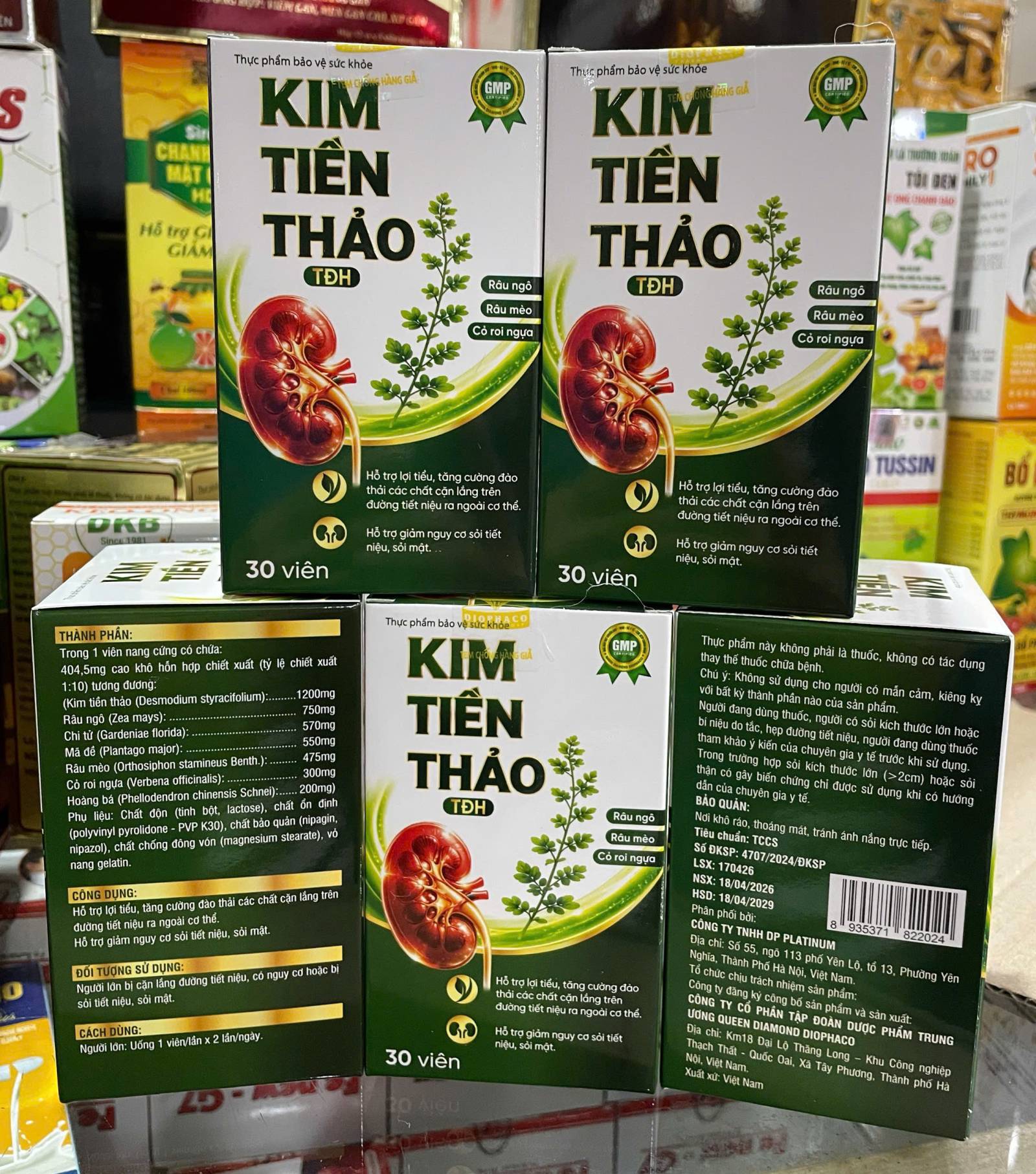 Kim Tiền Thảo TDH (L/30viên)