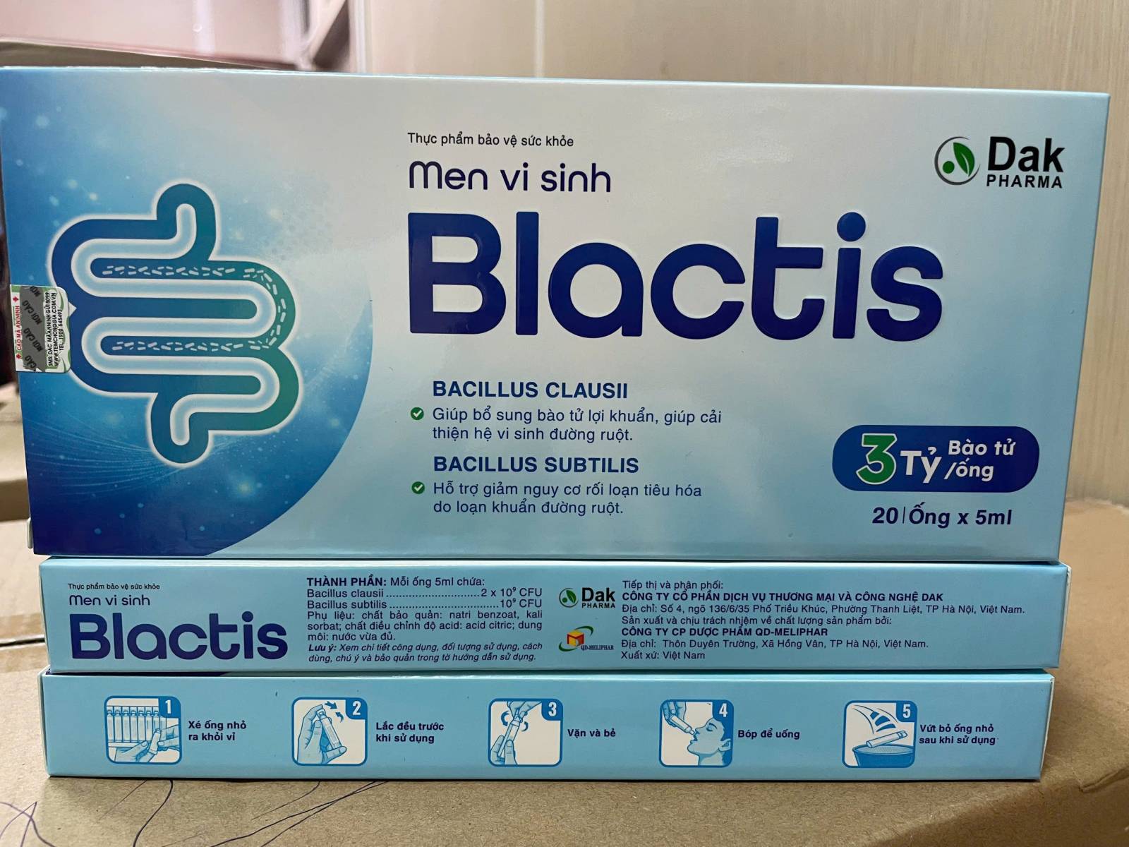 Men Ống Blactis (H/20 ống)