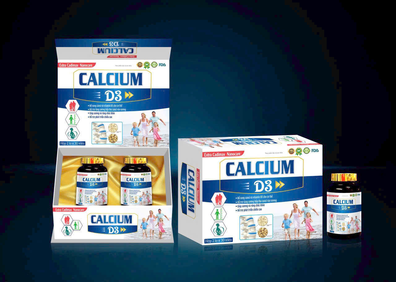 Canxi lọ Calcium D3(H/2lọX30v)
