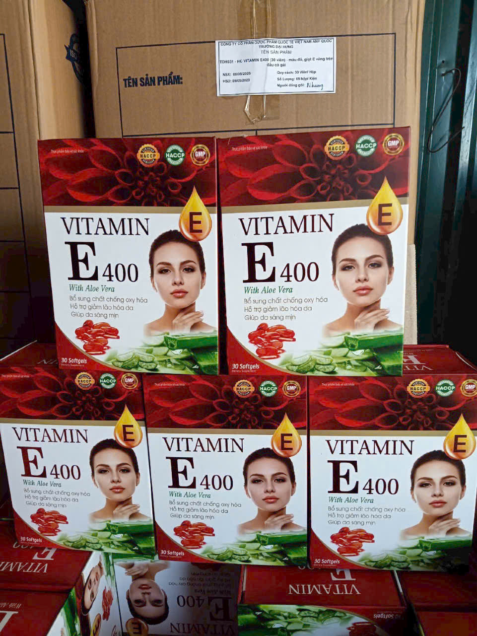 Vitamin E400 đỏ (L/30v) gỗ