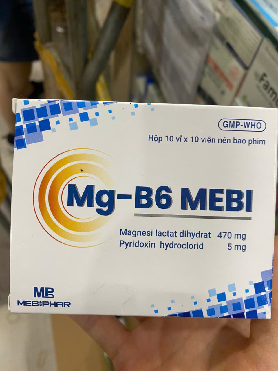 Mg B6 Mebi (H/100v) magnesi