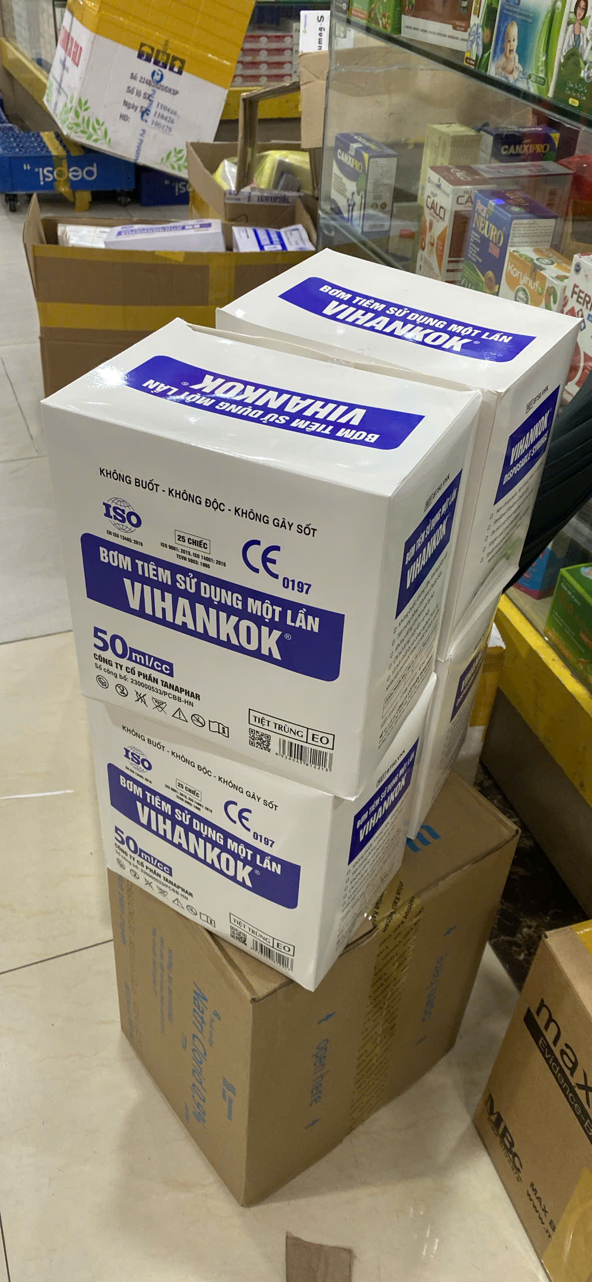 Bơm Tiêm 50cc Vihankok (H/25 cái) tanaphar