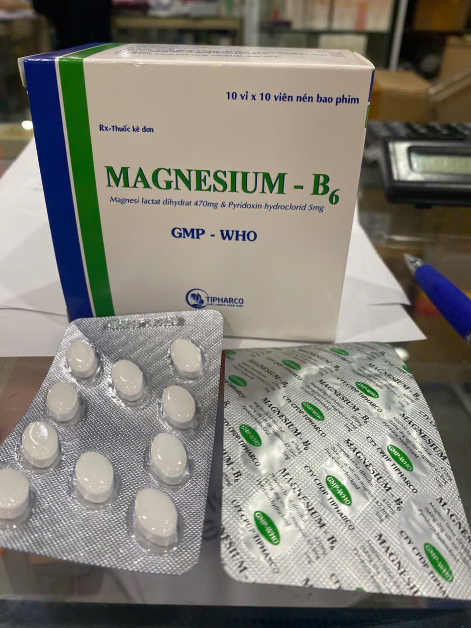 Magnesium B6 (H/100v) thuốc