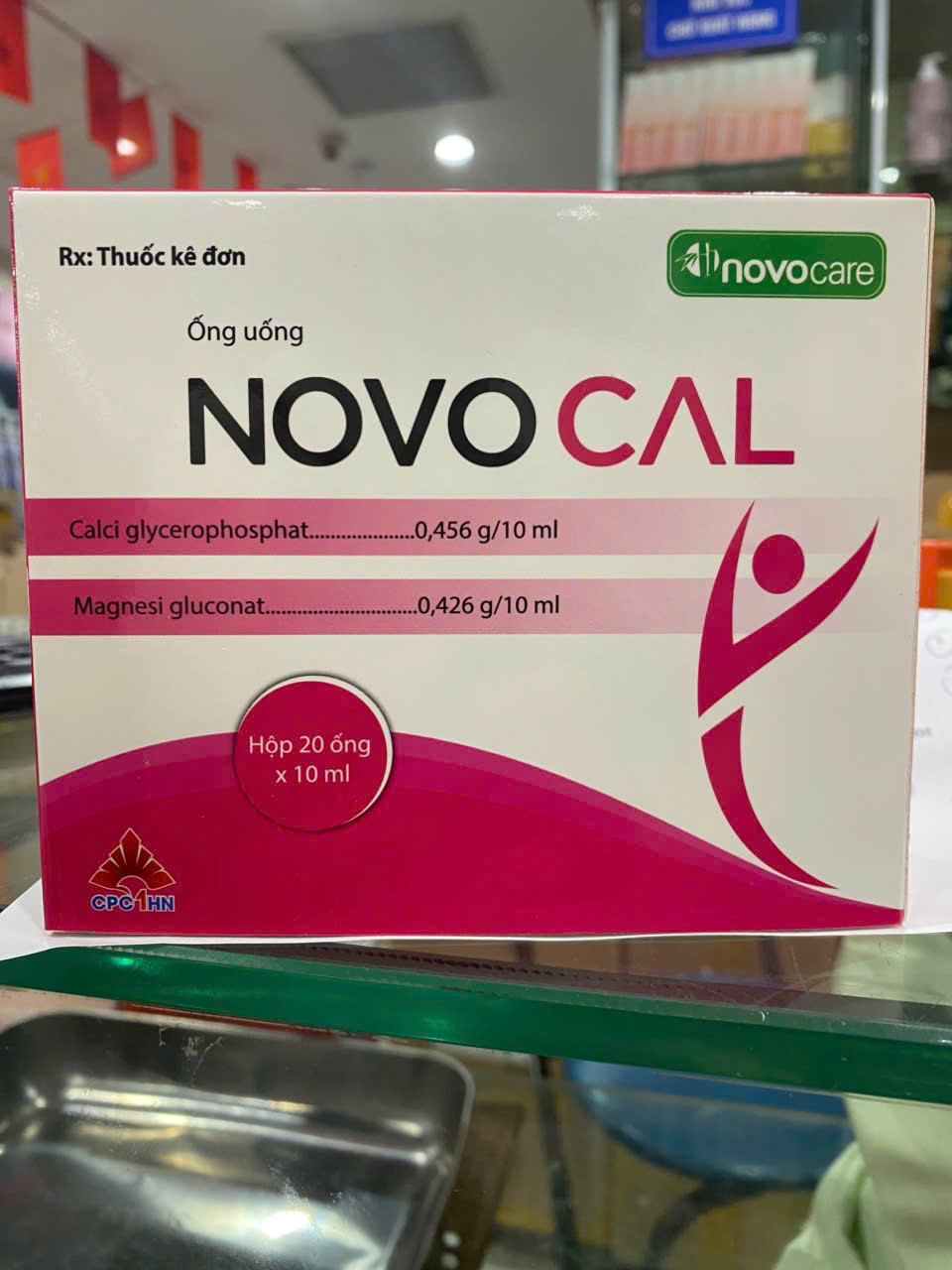 Novocal (Ca+ Mg) Ống _Cpc1 Hà Nội (Hộp/30 Ống)