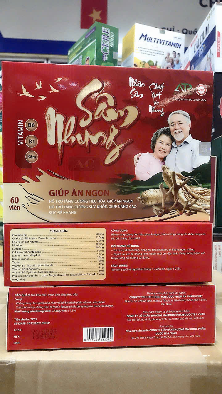 Sâm Nhung AC  Ăn Ngon (H/60v)