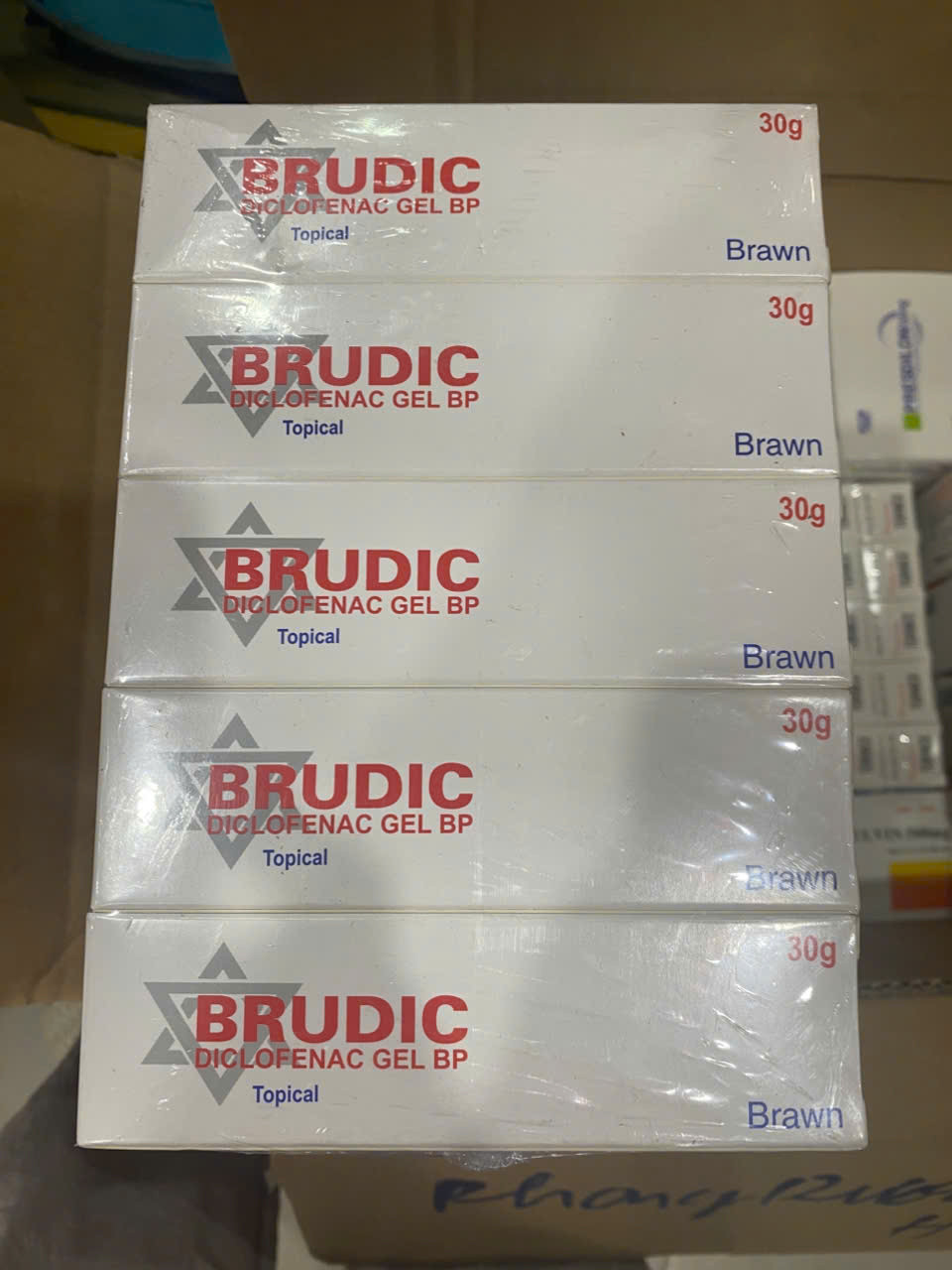 Brudic (diclofenac ) Tuýp 30g brawn