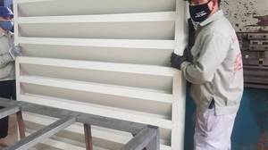 [Video] Xuất đơn hàng cửa chớp tôn mạ màu 1800x2000