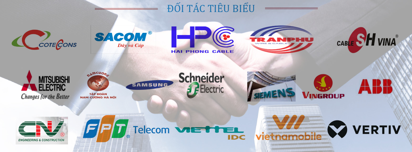 Các đối tác tiêu biểu của NP Việt Nam