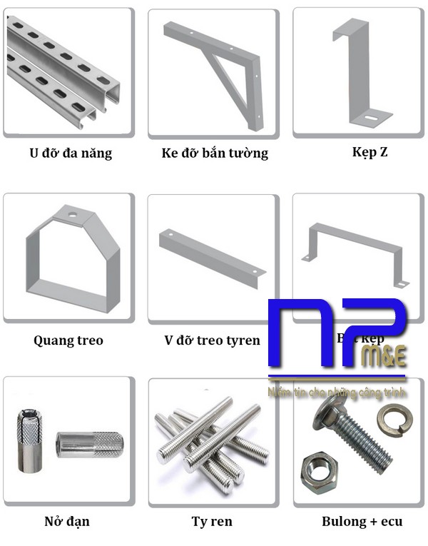 Phụ kiện lắp đặt thang máng cáp điện