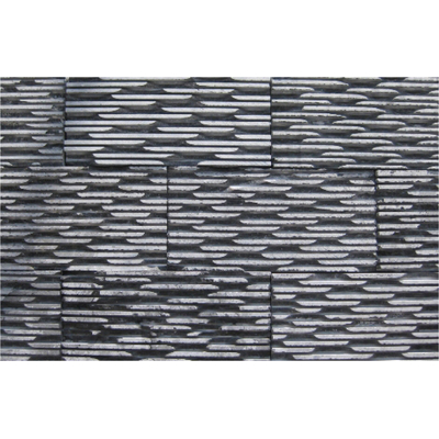 Đá răng lược đen Nghệ An KT 10x20cm VDRL001