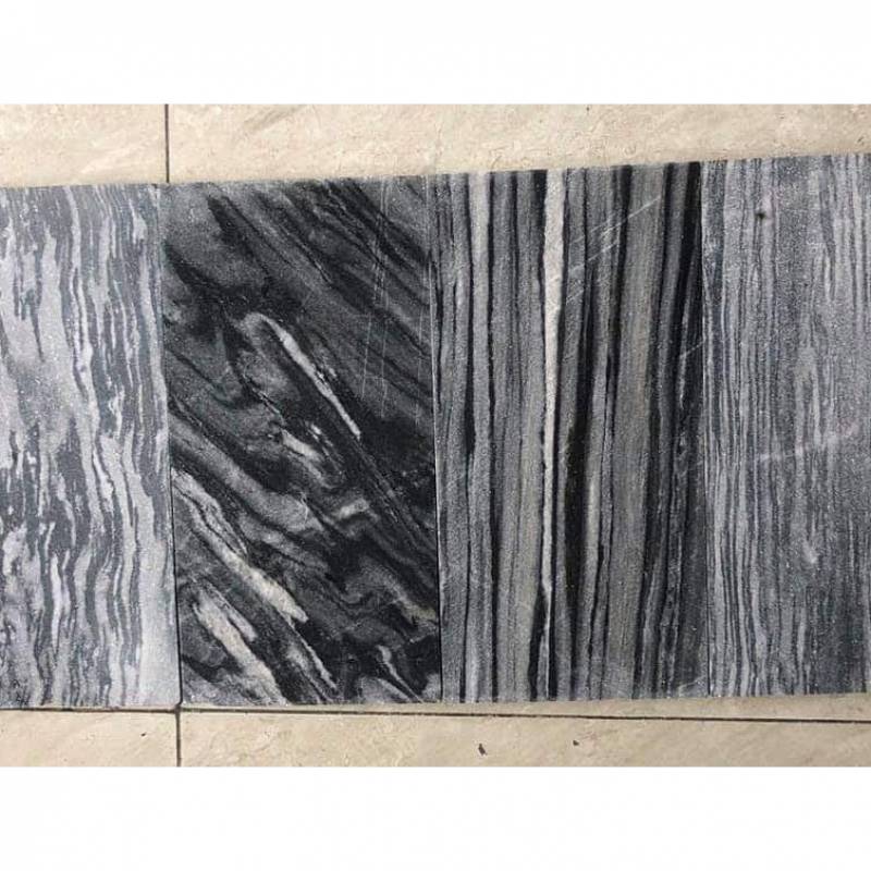 Đá sọc dưa đen mài bóng - Gạch đá Việt