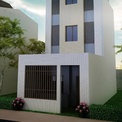 Gạch thẻ ốp tường xanh nhạt 45x95mm V502