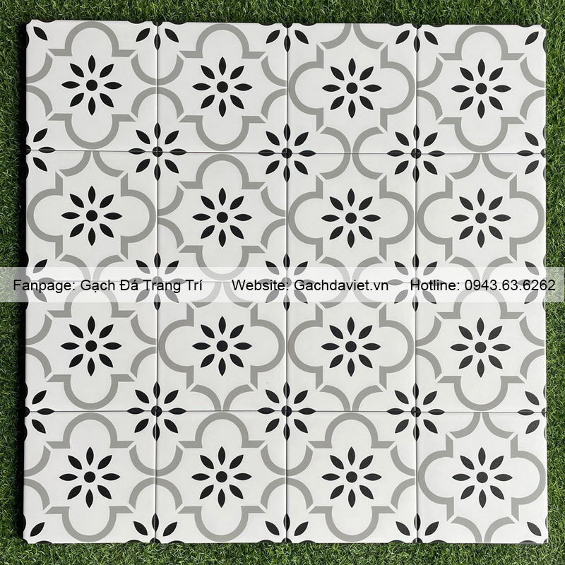 Gạch bông men KT 200*200mm GB-V2004