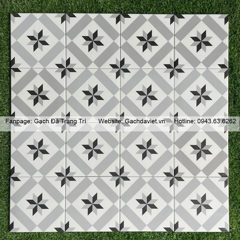 Gạch bông men KT 200*200mm GB-V2005