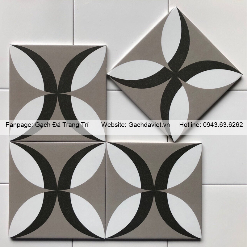 Gạch bông men KT 200*200mm GB-V2023