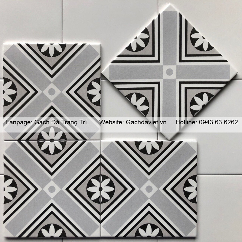 Gạch bông men KT 200*200mm GB-V2025