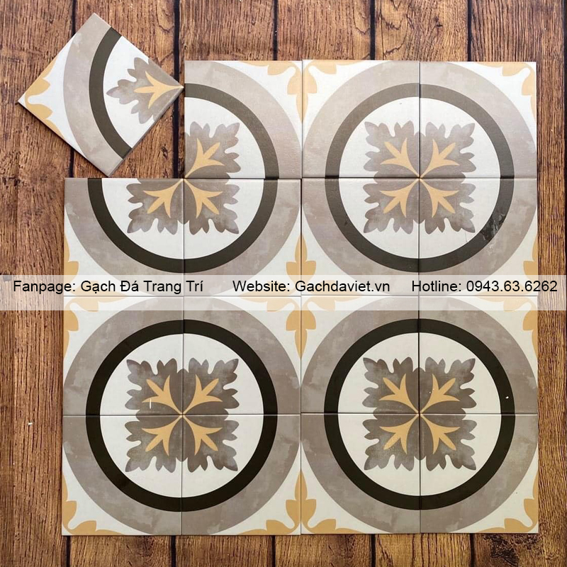 Gạch bông men KT 200*200mm GB-V2030