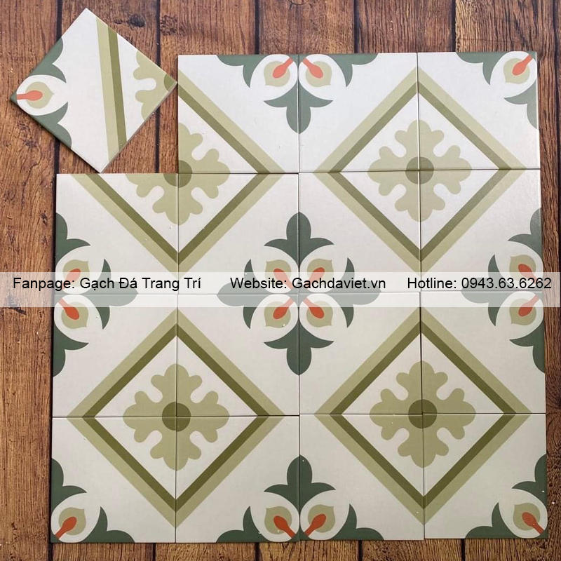 Gạch bông men KT 200*200mm GB-V2032