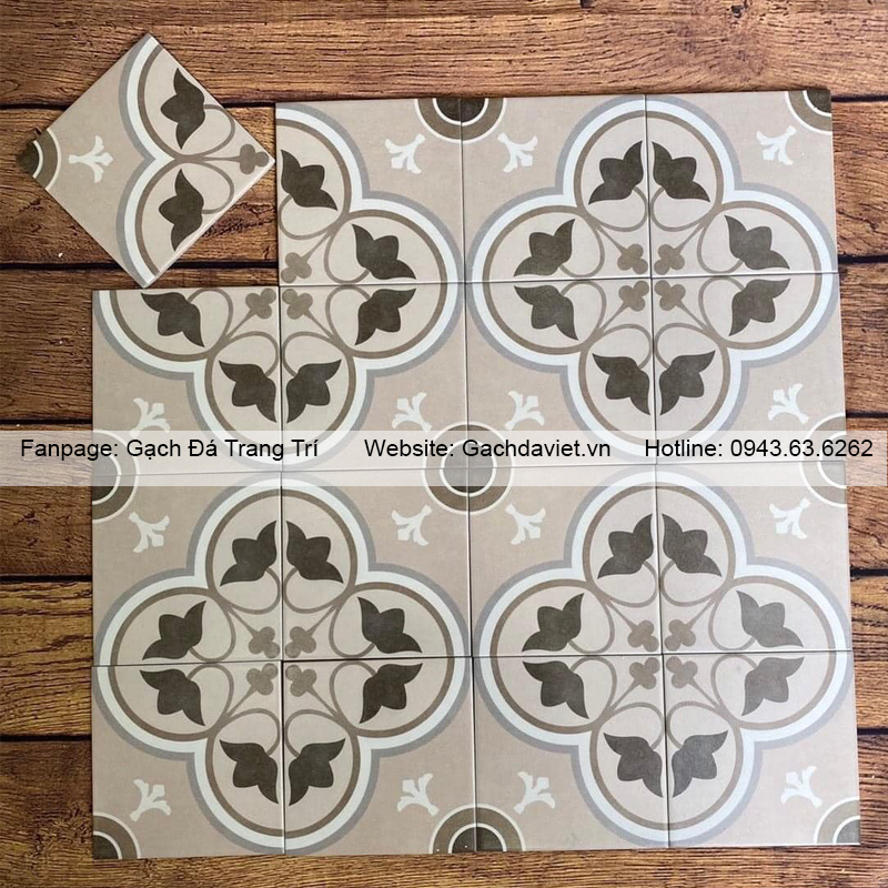 Gạch bông men KT 200*200mm GB-V2033