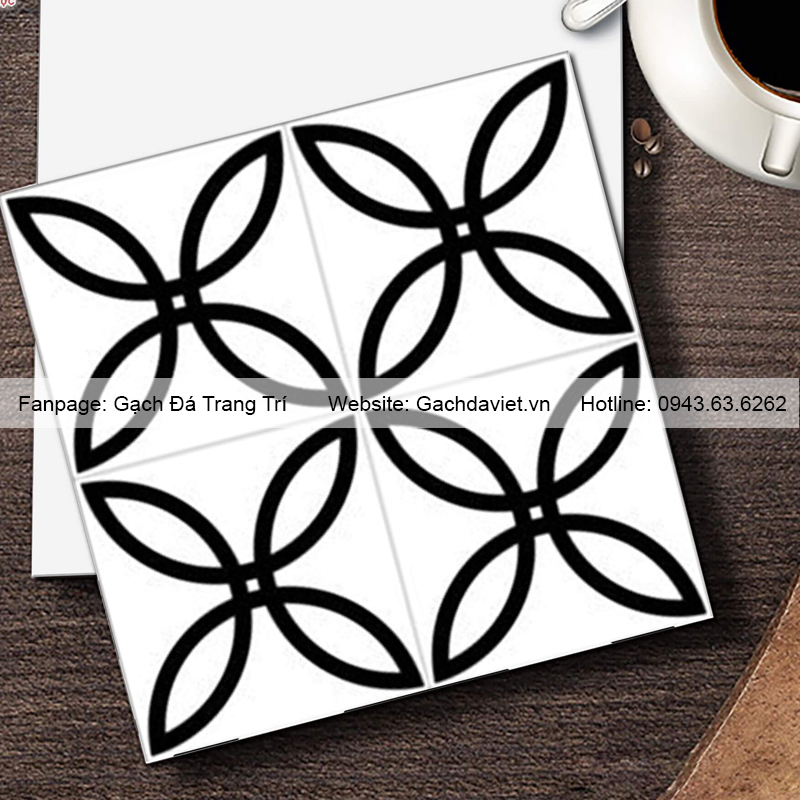 Gạch bông men KT 300*300mm GB-V3208